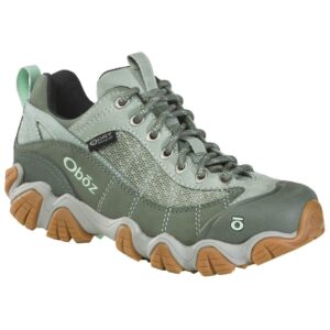 oboz firebrand ii low waterproof women's shoe pale moss - 11 medium