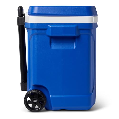 Igloo 28 Qt Blue Wheeled Cooler with Locking Telescoping Handle