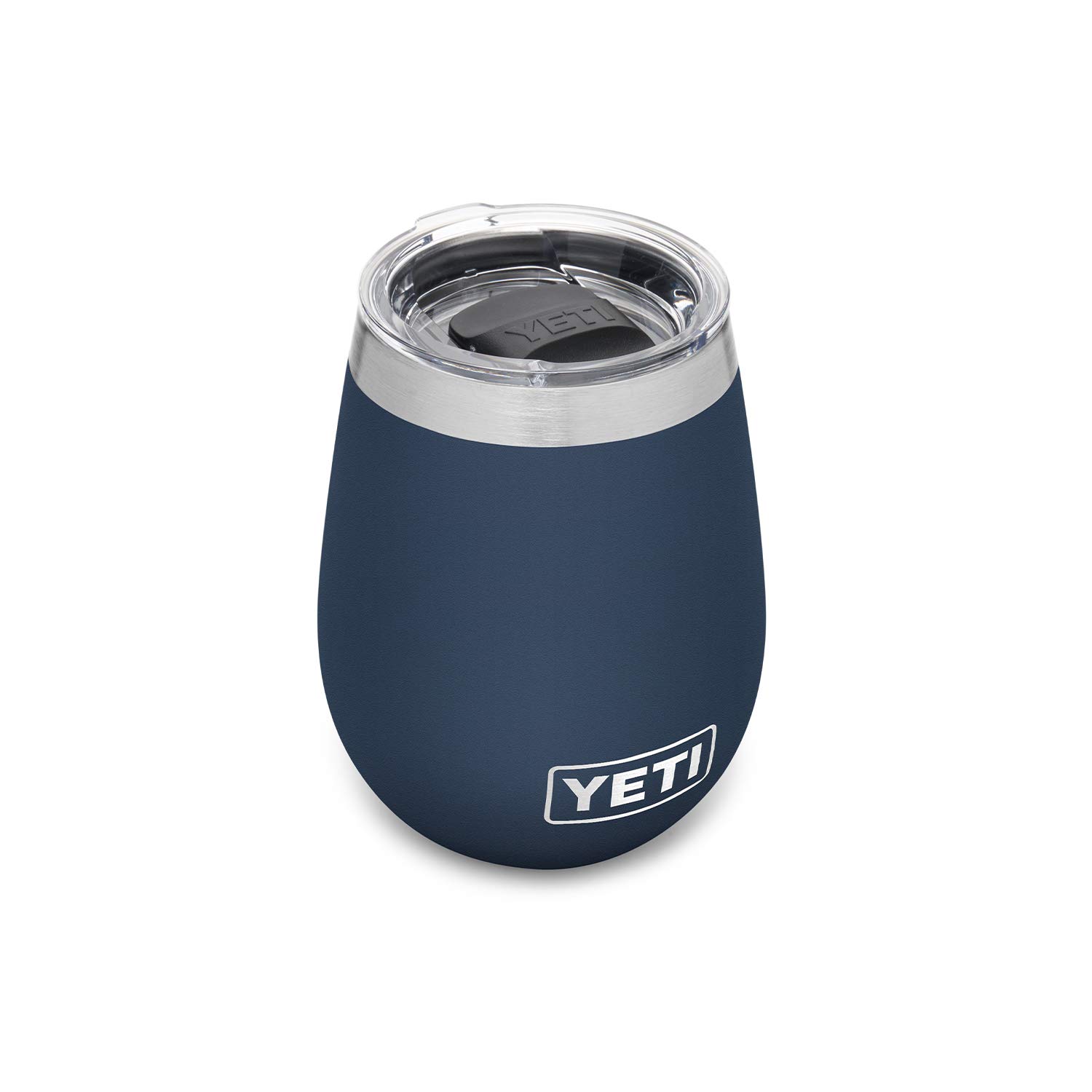 YETI Rambler 10 oz Wine Tumbler, Vacuum Insulated, Stainless Steel with MagSlider Lid, Navy