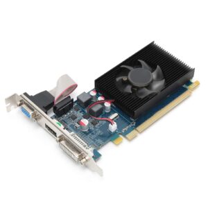 dilwe hd7450 computer graphics cards, 2g 64bit 600mhz ddr3 graphics cards, pci express 3.0 slot for desktop computer