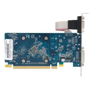 Dilwe HD7450 Computer Graphics Cards, 2G 64bit 600MHz DDR3 Graphics Cards, PCI Express 3.0 Slot for Desktop Computer