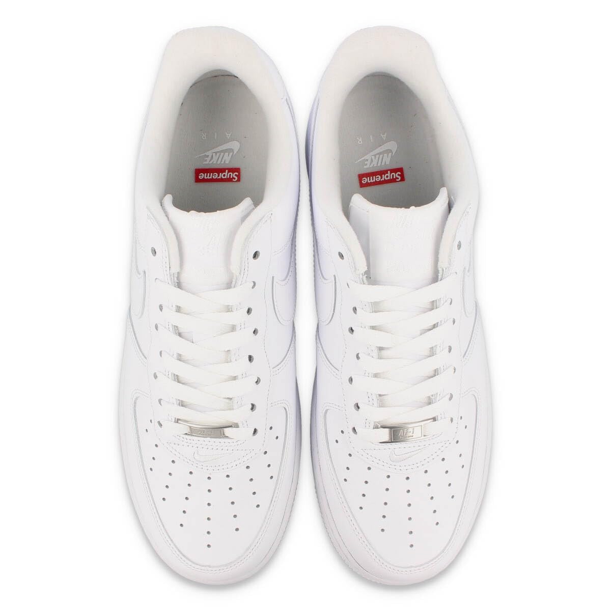 Nike Mens Air Force 1 Low CU9225 100 Supreme - Mini Box Logo White - Size 10