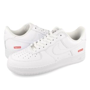 Nike Mens Air Force 1 Low CU9225 100 Supreme - Mini Box Logo White - Size 10