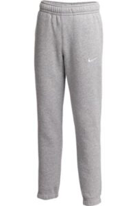 nike youth club fleece jogger sweatpants (grey, medium)