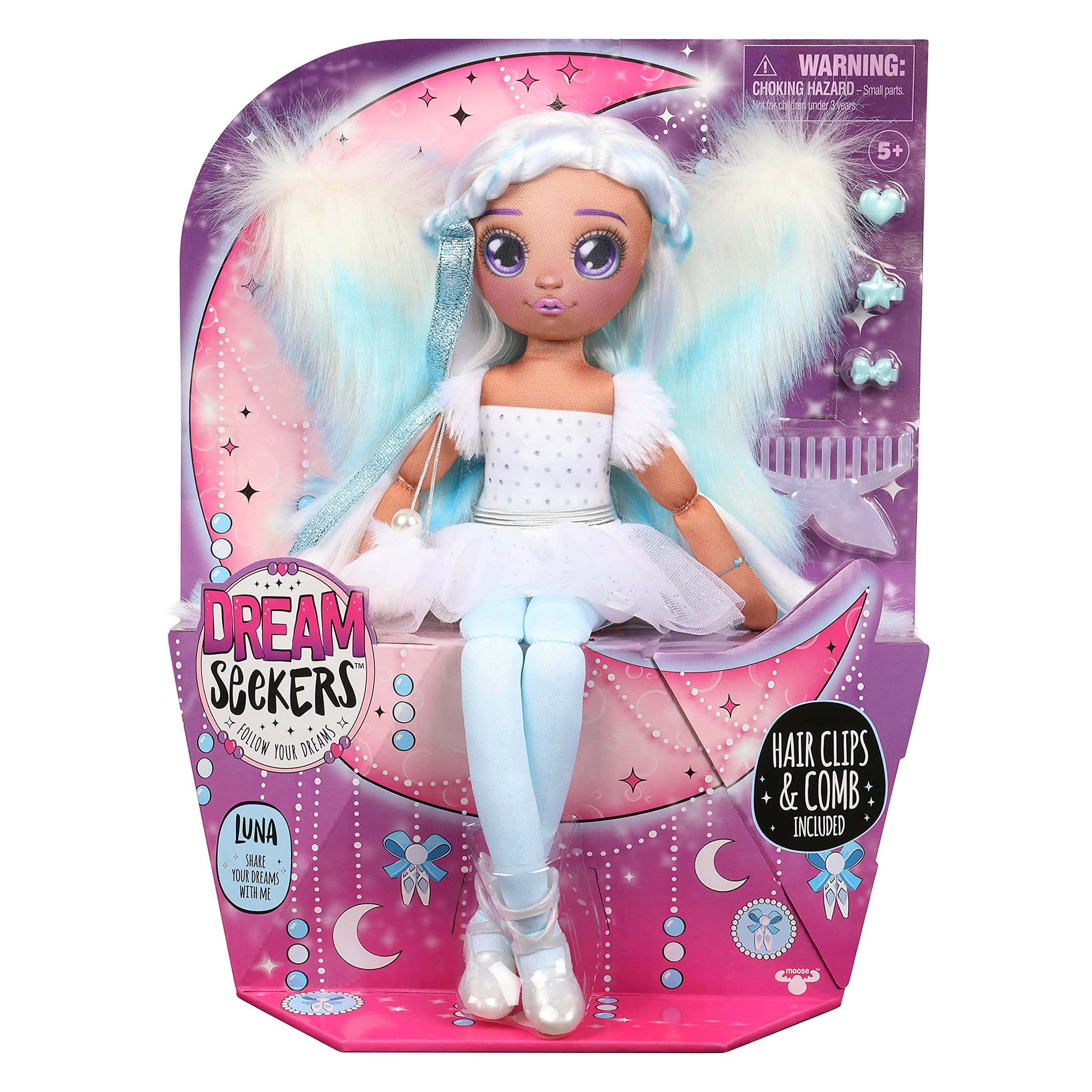 Dream Seekers Doll Single Pack – 1pc Toy | Magical Fairy Fashion Doll Luna