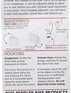 Bike Peddler Take A Look Cycling Eyeglass Mirror (Improved Version Original)