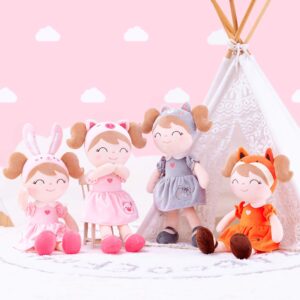 Gloveleya Dolls Baby Plush Toy Girl Toys Girl Gifts First Baby Doll Soft Toys Plush Fox Toy 15" with Gift Bag