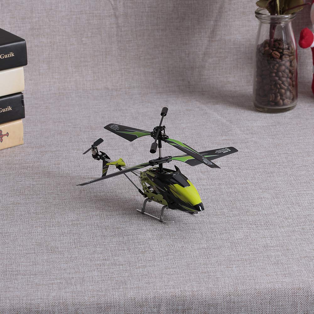 GoolRC RC Helicopter, Remote Control Helicopter with Gyro and Light, S929-A 3.5 Channel Mini Helicopter for Kids and Beginners (Green)