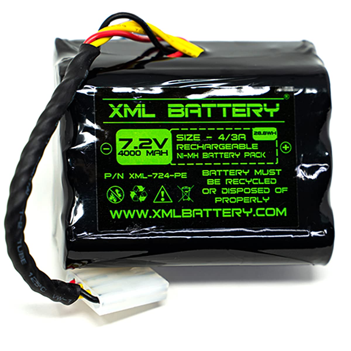 XML Battery (2 Pack XV-11 Neato XV11 XV-12 XV12 XV-13 XV13 XV-14 XV14 XV-15 XV15 7.2v 4000mAh Ni-MH Battery Vacuum Robot