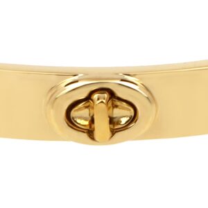 Coach Women's Turnlock Hinged Bangle Bracelet