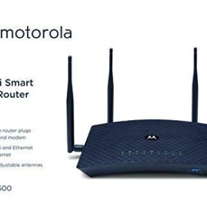 MOTOROLA AC2600 4x4 WiFi Smart Gigabit Router with Extended Range, Model MR2600 (Renewed)