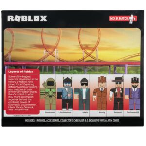 Roblox Action Collection - Legends of Roblox 15th Anniversary Gold Six Figure Pack, 6 years and up [Includes Exclusive Virtual Item]