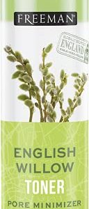 Freeman Exotic Blends Deep Cleansing English Willow Toner, Removes Makeup, Dirt, & Impurities, Clarifying Facial Toner, Pore-Minimizing, Hydrating Skincare Essential, 6.1 fl.oz./180 mL Bottle