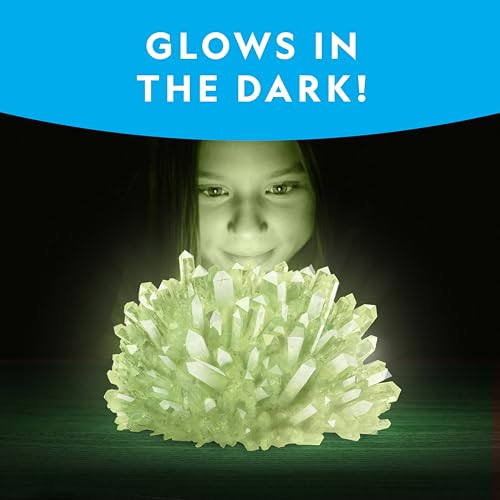 NATIONAL GEOGRAPHIC Giant Glow in The Dark Crystal Growing Kit - Grow Your Own Crystal in Days with This Science Kit for Kids (Amazon Exclusive)