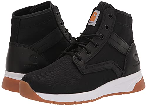 Carhartt mens Force 5" Lightweight Sneaker Nano Comp Toe Ankle Boot, Black Textile, 13 US