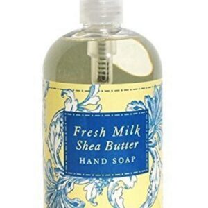 Greenwich Bay Fresh Milk Body Care Spa Quartet - Hand Soap, Lotion, Body Butter, and Soap Bar Square - Luxurious Shea Butter Body Care in Captivating Botanical Scents