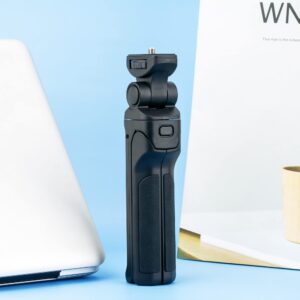 JJC Wired Shutter Remote Control Mini Tripod for Panasonic Lumix S5 II S5 IIX GH6 GH5 II G100 S1 S1R S1H G95 G85 G9 G85 GH5s FZ1000II Camera Vlogging Live Streaming Selfie Recording Replaces DMW-SHGR1