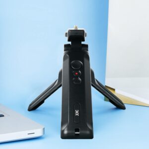 JJC Wired Shutter Remote Control Mini Tripod for Panasonic Lumix S5 II S5 IIX GH6 GH5 II G100 S1 S1R S1H G95 G85 G9 G85 GH5s FZ1000II Camera Vlogging Live Streaming Selfie Recording Replaces DMW-SHGR1