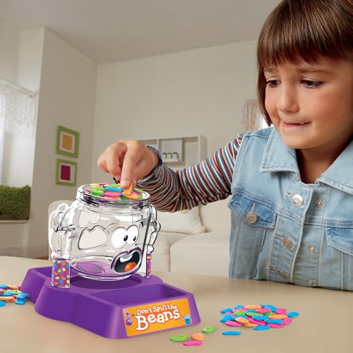 Hasbro Gaming Don't Spill The Beans Game for Kids, Easy and Fun Balancing Game for Kids Ages 3 and Up, Preschool Games for 2 Players, Kids Board Games