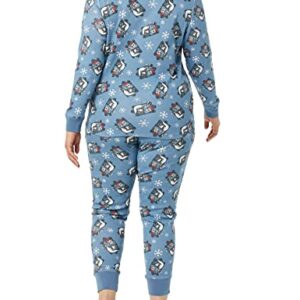 Amazon Essentials Disney | Marvel | Star Wars Unisex Kids' Snug-Fit Cotton Pajama Sleepwear Sets, Nightmare Santa Jack, 12