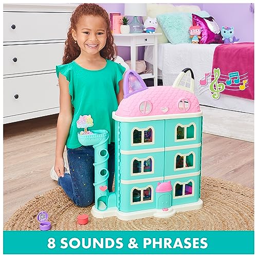 Gabby’s Dollhouse, Purrfect Dollhouse with 15 Pieces including Toy Figures, Furniture, Accessories and Sounds, Kids Toys for Ages 3 and up