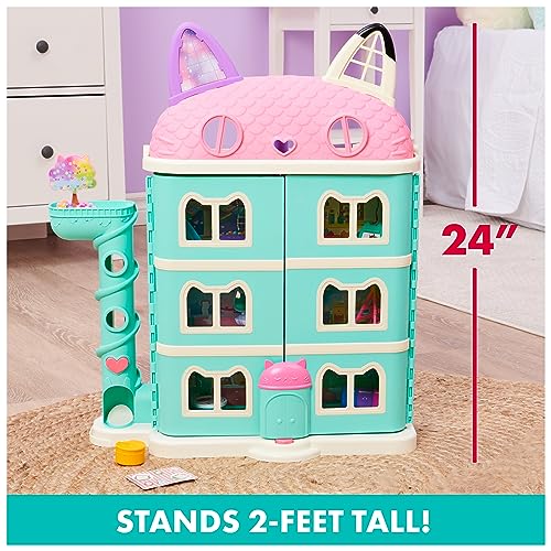 Gabby’s Dollhouse, Purrfect Dollhouse with 15 Pieces including Toy Figures, Furniture, Accessories and Sounds, Kids Toys for Ages 3 and up