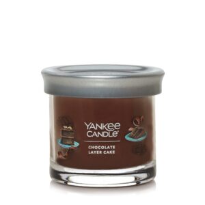 Yankee Candle Chocolate Layer Cake Scented, Signature 4.3oz Small Tumbler Single Wick Candle, Over 20 Hours of Burn Time