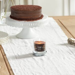 Yankee Candle Chocolate Layer Cake Scented, Signature 4.3oz Small Tumbler Single Wick Candle, Over 20 Hours of Burn Time