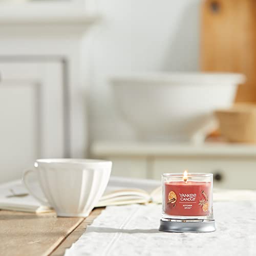 Yankee Candle Kitchen Spice Scented, Signature 4.3oz Small Tumbler Single Wick Candle, Over 20 Hours of Burn Time