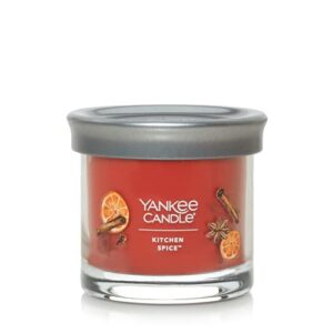 Yankee Candle Kitchen Spice Scented, Signature 4.3oz Small Tumbler Single Wick Candle, Over 20 Hours of Burn Time