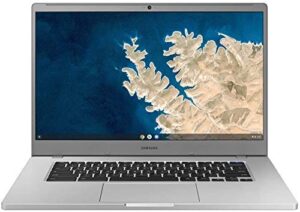 samsung xe350xba-k05us chromebook 4 + chrome os 15.6" full hd intel celeron processor n4000 4gb ram 128gb ssd, platinum titan