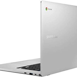 Samsung XE350XBA-K05US Chromebook 4 + Chrome OS 15.6" Full HD Intel Celeron Processor N4000 4GB RAM 128GB SSD, Platinum Titan