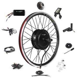 ebikeling waterproof ebike conversion kit for electric bike 20" rear wheel electric bicycle hub motor kit