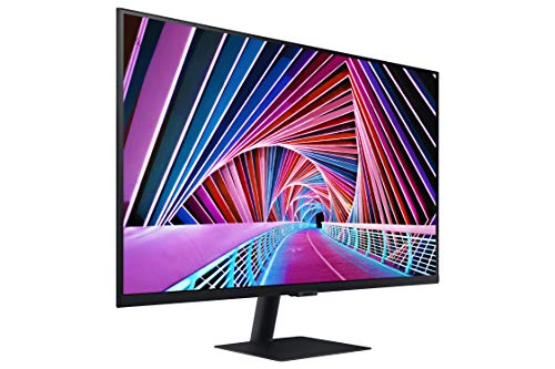 SAMSUNG 32” S70A Series 4K UHD (3840x2160) Computer Monitor, HDMI, DisplayPort, HDR10 (1 Billion Colors), 3-sided border-less, TUV-certified Intelligent Eye Care, LS32A700NWNXZA