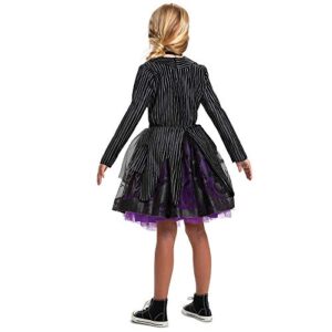 Disguise Jack Skellington Costume for Girls, Official Disney Nightmare Before Christmas Costume, Kids and Tween Size Dress Up Tutu, Extra Large (14-16)