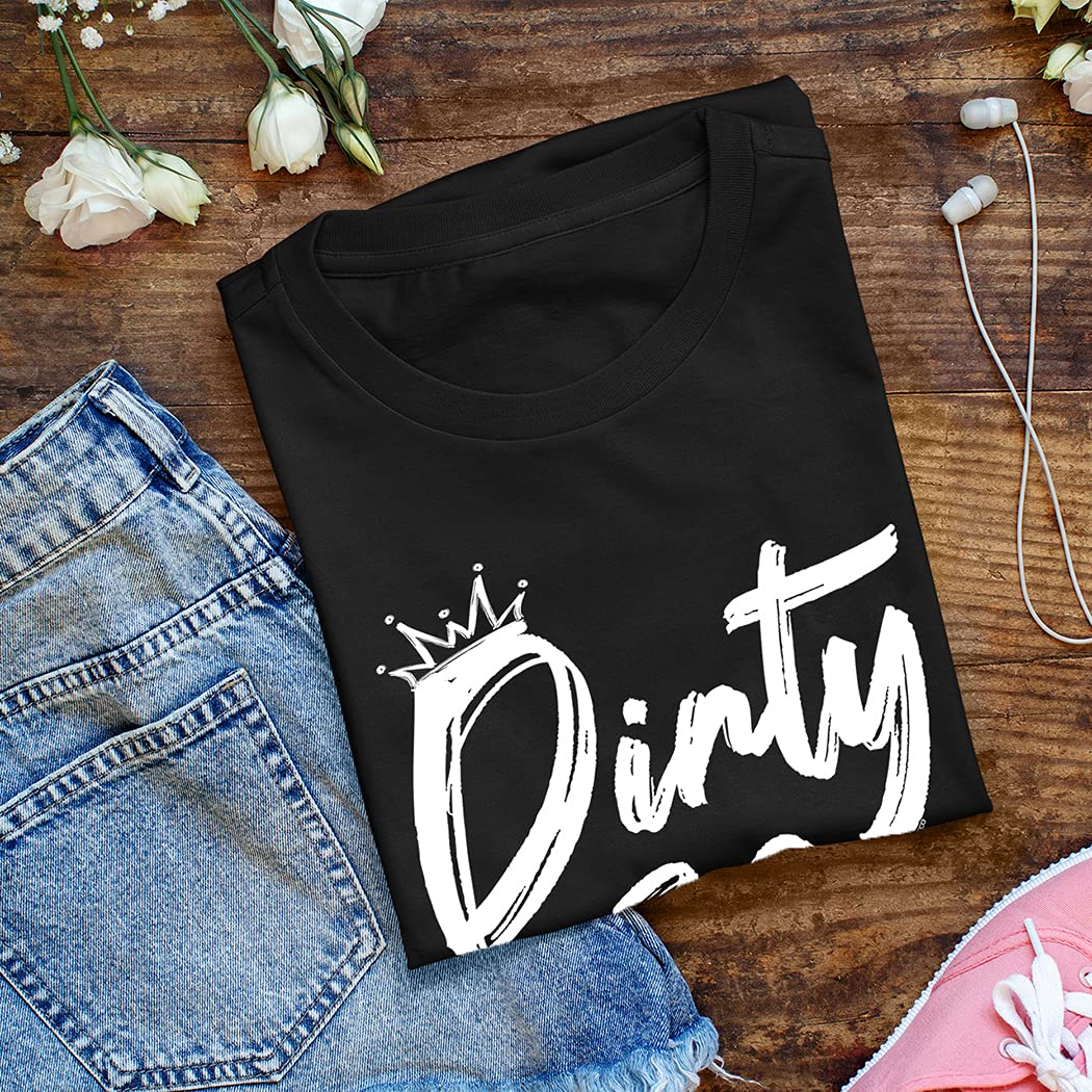 Veracco Dirty 30 Years Thirth Birthday Gift for Dirty Thirty Crew Party Favors Decorations Women T-Shirt Black