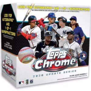 Topps MLB Chrome Updates Baseball Trading Card Mega Box