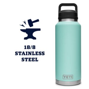 YETI Rambler 46 oz Bottle, Vacuum Insulated, Stainless Steel with Chug Cap, Seafoam