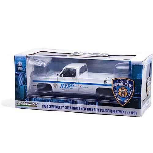 Greenlight 13561 NYPD 1984 CUCV M1008 - New York City Police Department (NYPD) 1:18 Scale