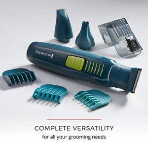 Remington Ultrastyle Rechargeable Total Grooming Kit, PG6111, Teal/Green