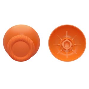 eXtremeRate Orange Replacement Thumbsticks for PS5 Controller, Custom Analog Stick Joystick Compatible with PS5, for PS4 All Model Controller - Controller NOT Included