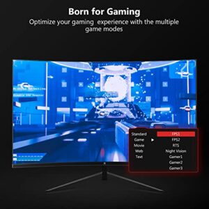 Z-Edge 24-inch Curved Gaming Monitor 180Hz Refresh Rate, 1ms MPRT, FHD 1080 Gaming Monitor, R1650 Curved, UG24 AMD Freesync Premium Display