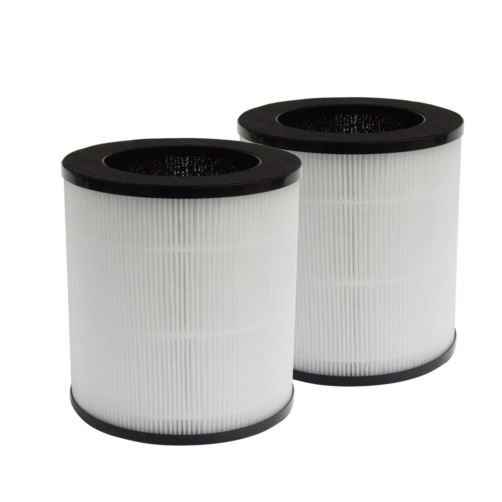 PUREBURG Replacement True HEPA Filters Compatible with Hisense KJ120 Air Purifier APKIT-20F / Enther AP1C Air Purifier APF1C,2-Pack