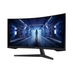 Samsung 34-Inch Odyssey G5 Ultra-Wide Gaming Monitor with 1000R Curved Screen, 165Hz, 1ms, FreeSync Premium, WQHD (LC34G55TWWNXZA, 2020 Model), Black (Renewed)