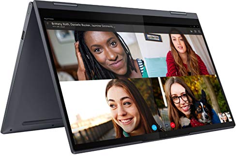 Lenovo Yoga 7i Laptop with 14" FHD 300 nits Touchscreen, 11th Gen Intel i7-1165G7, 512GB SSD, 12GB DDR4, Wi-Fi 6, BT 5.0, and Windows 10 Home