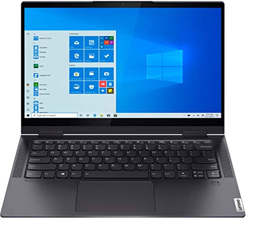 Lenovo Yoga 7i Laptop with 14" FHD 300 nits Touchscreen, 11th Gen Intel i7-1165G7, 512GB SSD, 12GB DDR4, Wi-Fi 6, BT 5.0, and Windows 10 Home