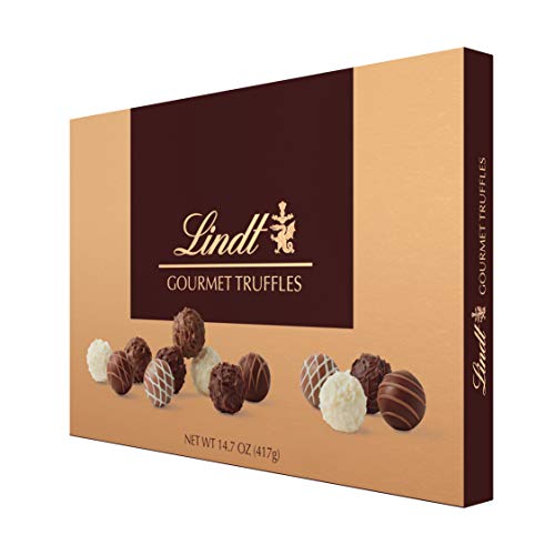 Lindt Gourmet Chocolate Truffles Gift Box, Assorted Chocolate Truffles, Great for gift giving, 14.7 Ounces