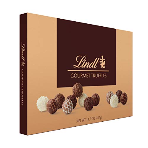 Lindt Gourmet Chocolate Truffles Gift Box, Assorted Chocolate Truffles, Great for gift giving, 14.7 Ounces