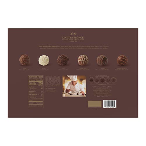 Lindt Gourmet Chocolate Truffles Gift Box, Assorted Chocolate Truffles, Great for gift giving, 14.7 Ounces