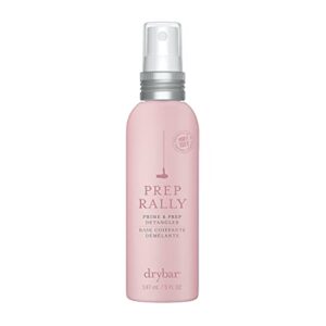 drybar prep rally prime and prep detangler, noir scent | great for detangling hair (5 fl. oz.)